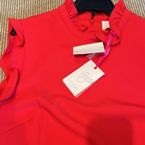 NWT JULIE BROWN NYC big apple red mini dress size 12 - Picture 9 of 9